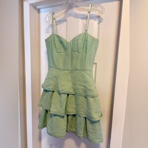 EUC BCBGMaxAzria Teal Mini Dress